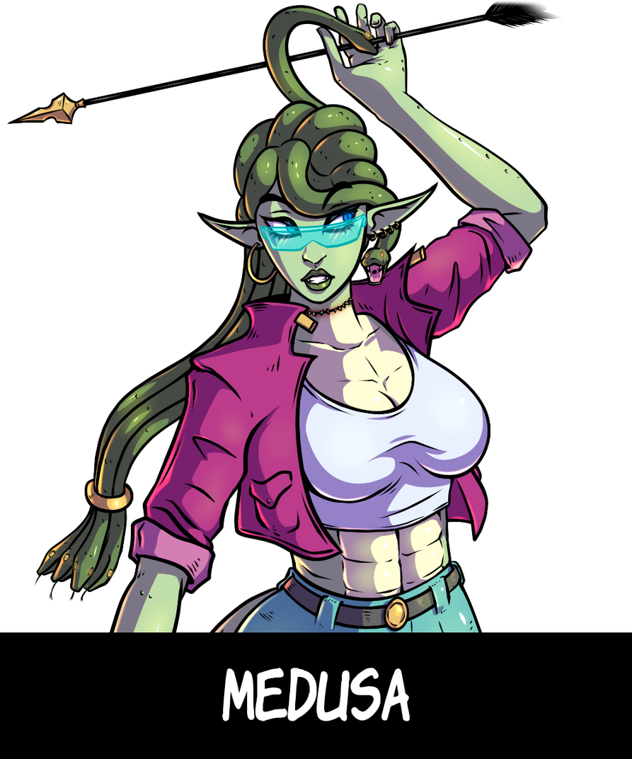 -The Enduring Guardian- The woman who outlived the gods who cursed her, and survived despite all odds. Medusa has dedicated her life to doing what the gods failed to: Assisting and defending those who need it most.