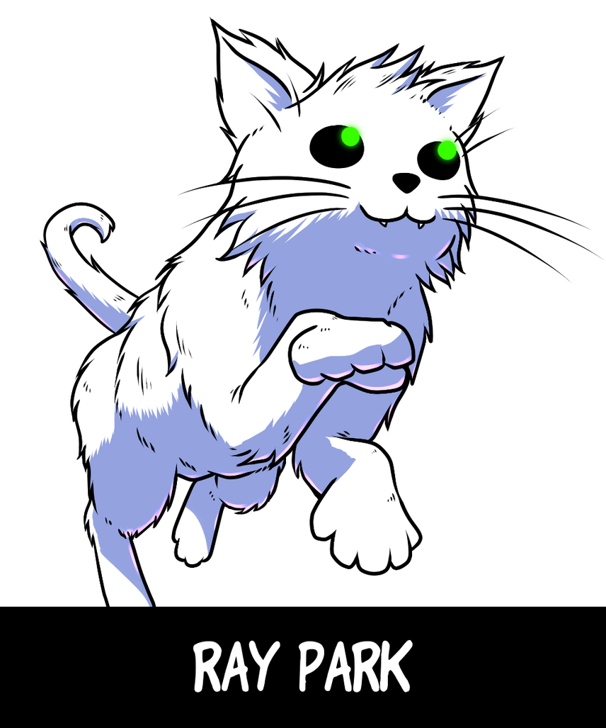 -Meowartial Artist- Jaquie's dear feline friend, named after the martial artist stunt actor of the same name. They enjoy watching action movies together!